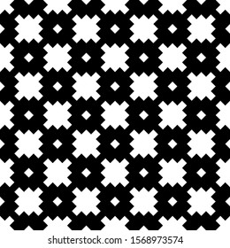 Seamless vector. Squares, polygons pattern. Rhombuses, shapes ornament. Geometric background. Checks, figures motif. Diamonds, forms wallpaper. Web design illustration, abstract backdrop.