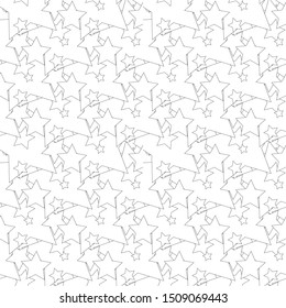 Seamless vector stars background. Modern minimalistic design. Vector illustration for design