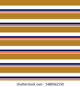 Seamless vector stripe pattern with colored horizontal parallel stripes .Surface pattern design.