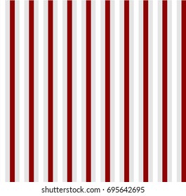 Seamless vector stripy pattern. Maroon, white, grey vertical stripes. Modern trendy repetitive line background for male formal shirts.