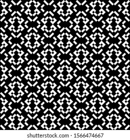 Seamless vector. Strokes, figures motif. Blocks, forms wallpaper. Polygons pattern. Geometric background. Rectangles, shapes ornament. Web design, art illustration, textile print, abstract backdrop