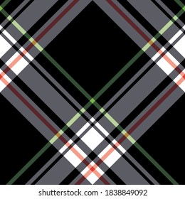 Seamless vector tartan pattern for fabric, textile, wrapping etc. Plaid background