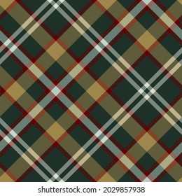 Seamless vector tartan pattern for fabric, textile, wrapping etc. Plaid background