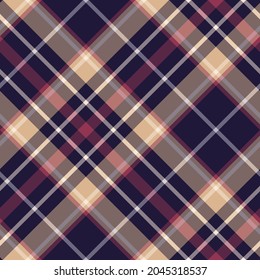 Nahtlose Vektortartan Muster für Gewebe, Textilien, Umhüllung usw. Plaid Hintergrund.