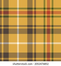 Seamless vector tartan pattern for fabric, textile, wrapping etc. Plaid background