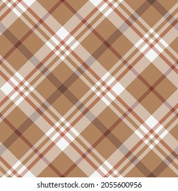 Seamless vector tartan pattern for fabric, textile, wrapping etc. Plaid background