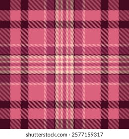 Seamless vector tartan pattern for fabric, ideal for creating stylish clothing, accessories, and home decor items. Versatile and easy to use.