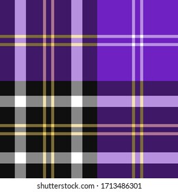 Seamless vector tartan pattern. Plaid background. Classic fashion wool pattern. For fabric, textile, wrapping, etc.