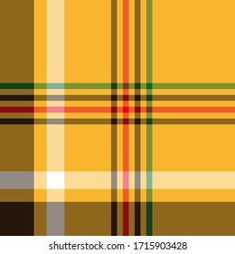 Seamless vector tartan pattern. Plaid background. Classic fashion ornate pattern. For design, fabric, textile, wrapping etc.