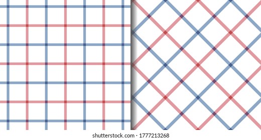 Seamless vector tartan pattern. Plaid background. Classic fashion wool pattern. For design, fabric, textile, wrapping, cover etc.