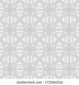 Seamless vector the template consisting of  rhombuses of the different sizes. An abstract background from the thin line for design of the card, a cover, a flyer.