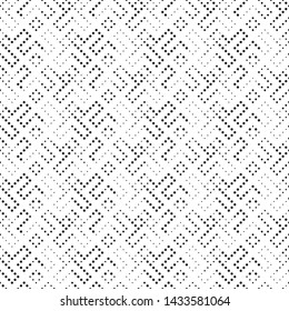 Seamless vector template. Modern geometrical minimalist texture. An abstract ornament from circles of the different size. Dotted line. To pass. Design of the card, cover, flyer, packing.