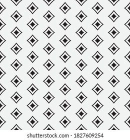 Nahtlose Vektorgrafik der Vorlage. Modernes Ornament mit regelmäßig wiederkehrendem Rhombus, Dreiecke feine Linie. Ein abstrakter Hintergrund, die dünne Linie für die Gestaltung der Karte, ein Cover, ein Flyer.