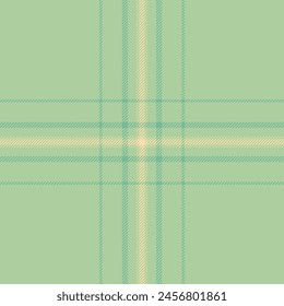 Seamless vector textile of pattern fabric tartan with a texture plaid background check in light and mint colors.