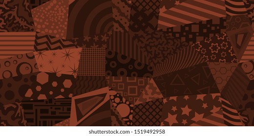 Seamless vector texture. Abstract background. Seamless background. Scattered squares. Squares. Duplicate elements. Square shapes. Vector graphics
