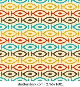Seamless vector texture with abstract color elements