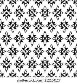Seamless vector texture with abstract elements