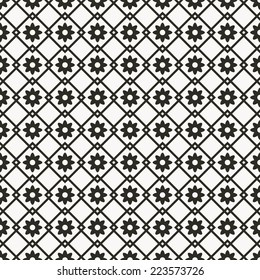 Seamless vector texture with abstract elements
