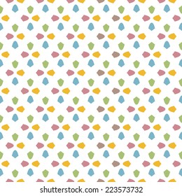 Seamless vector texture with abstract elements