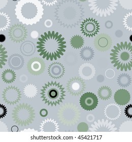 Seamless vector texture with abstract elements