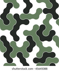 Seamless vector texture with abstract elements