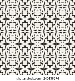 Seamless vector texture with abstract geometrical elements