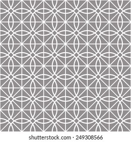 Seamless vector texture with abstract geometrical elements