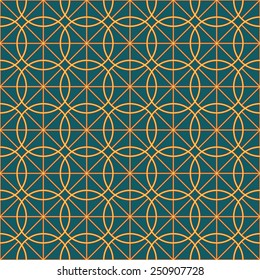 Seamless vector texture with abstract geometrical elements