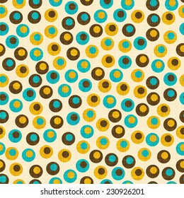 Seamless vector texture with abstract triangle elements