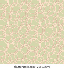 Seamless vector texture with circle elements