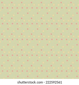Seamless vector texture with circle elements