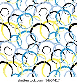 Seamless vector texture with circles