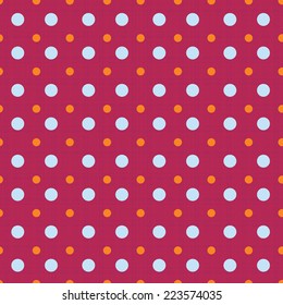 Seamless vector texture with color dots