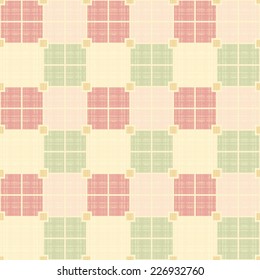 Seamless vector texture with color squares