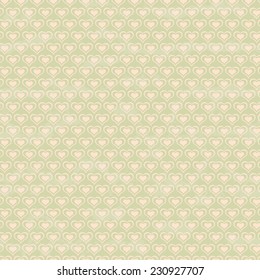 Seamless vector texture with colorful hearts