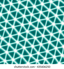 Seamless vector texture with green tiles on white