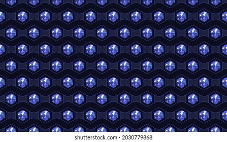 Sin inconvenientes, textura vectorial. Áreas horizontales consistentes en piedras estilizadas y biseladas.