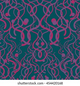 Seamless vector texture in. Seamless wavy pattern