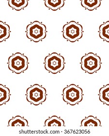 Seamless vector texture of lines and elements of geometric shapes.