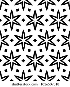 Seamless vector texture of lines and pieces of geometric shapes.