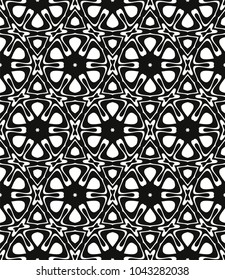 Seamless vector texture of lines and pieces of geometric shapes.