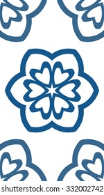 Seamless vector texture of lines and pieces of geometric shapes.