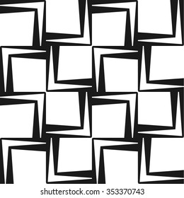 Seamless vector texture of lines and pieces of geometric shapes.