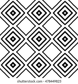 Seamless vector texture of lines and pieces of geometric shapes.