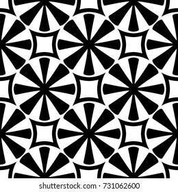 Seamless vector texture of lines and pieces of geometric shapes.