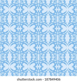 Seamless vector texture with ornaments.