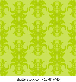 Seamless vector texture with ornaments.