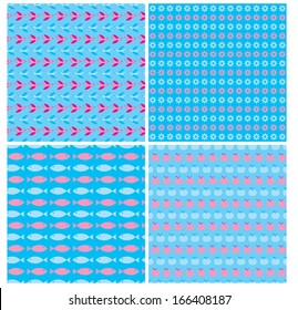 Seamless vector texture for package and cloth designing