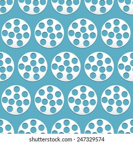 Seamless vector texture with paper elements