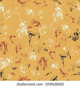 seamless vector texture pattern on yellow background